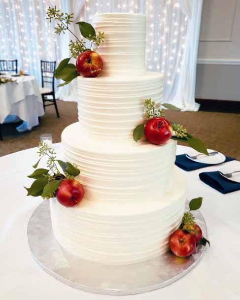 Sparkling White Cake With Red Rose Cheap Wedding Decorations