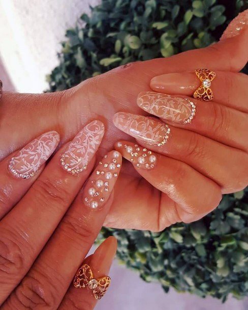 Spellbinding Diamond Nails Women