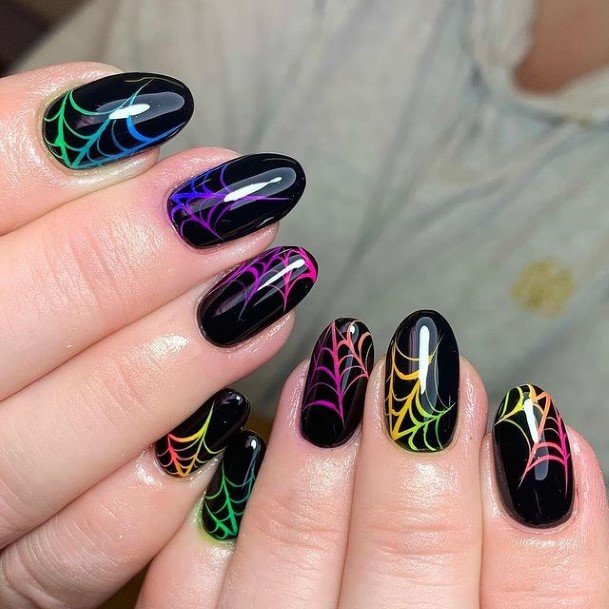 Spider Girls Nail Ideas