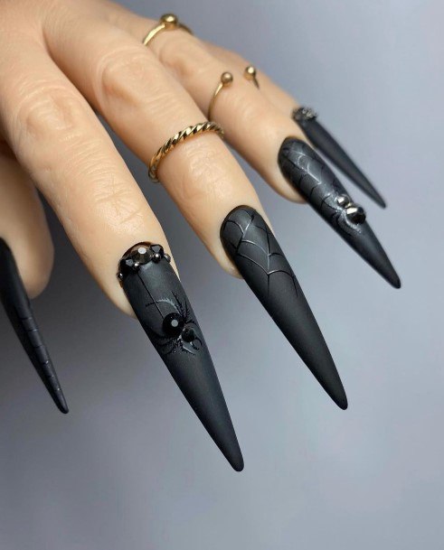 Spider Nail Design Inspiration For Women