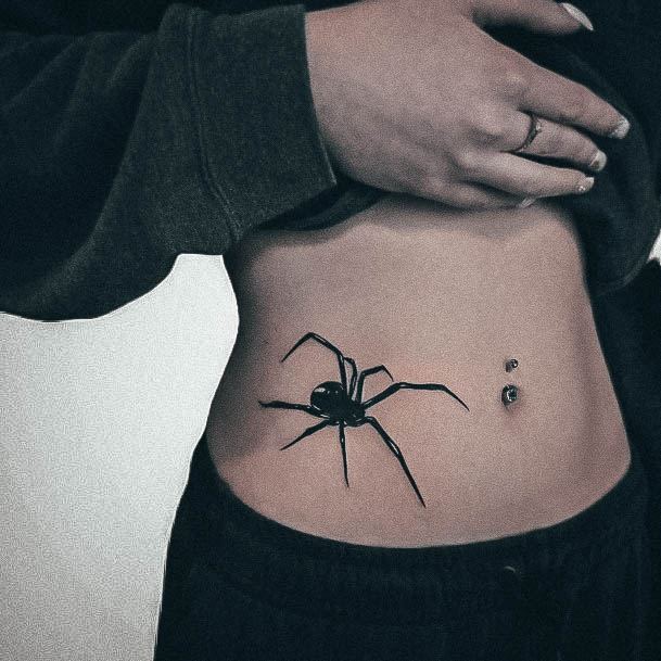 Spider Tattoos Feminine Ideas