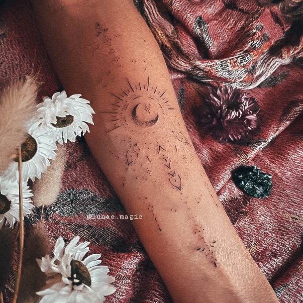 Spiritual Woman Tattoo Art