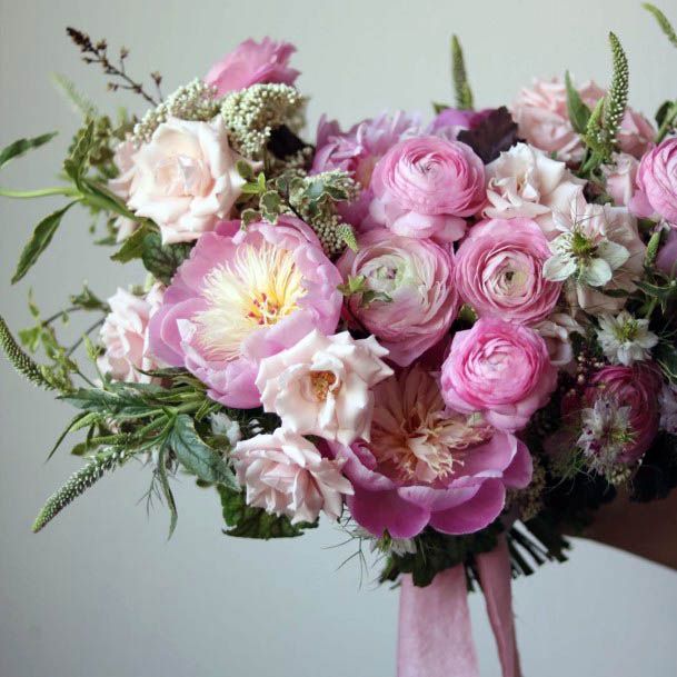 Splendid Pink Wedding Flowers