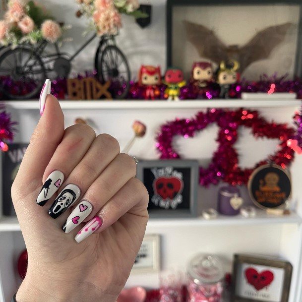 Spooky Female Nail Designs