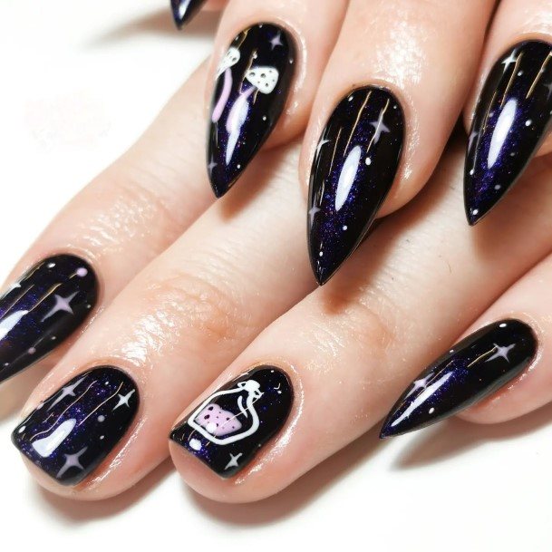 Spooky Womens Nail Designs