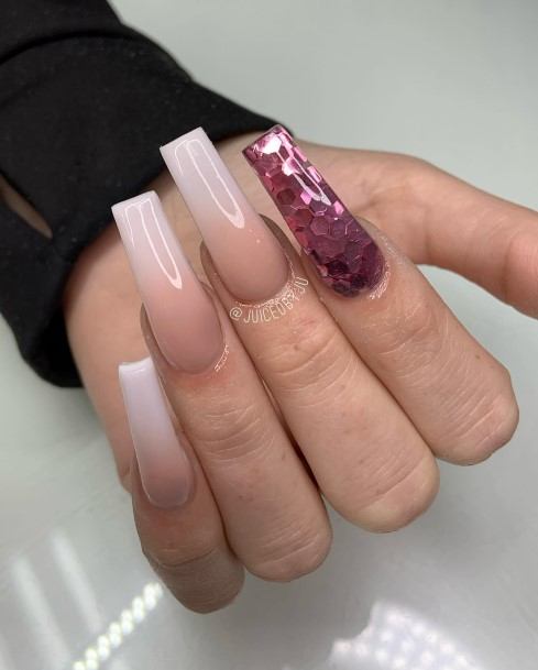 Square Ombreic Womens Square Ombre Nail Designs