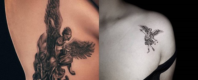 Top 91+ about archangel tattoo back latest - in.daotaonec