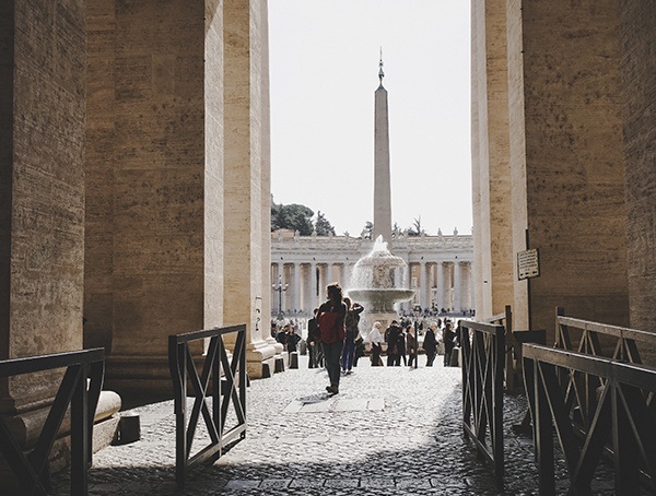 St Peters Basilica Church Located In Italy