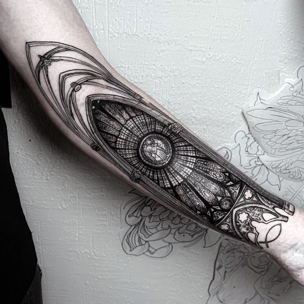 Stained Glass Tattoo Design Inspiration For Women