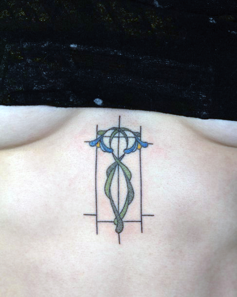 Stained Glass Womens Tattoos