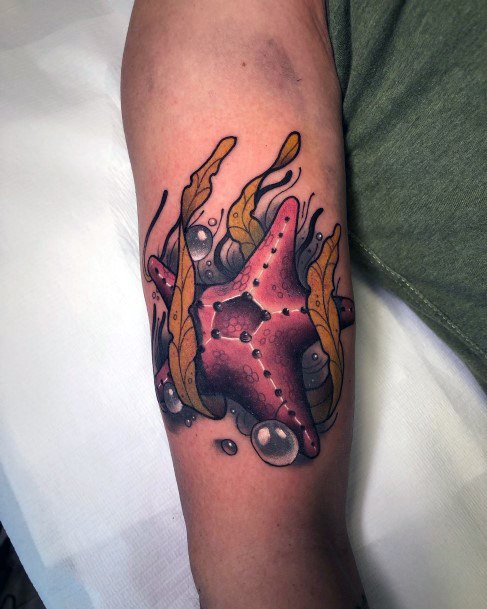 Starfish Tattoo Design Inspiration For Women