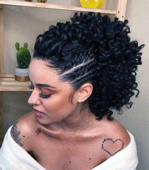 Starkly Artistic Up And Back Out Do On Natural Hair Female Stunning And Elegant