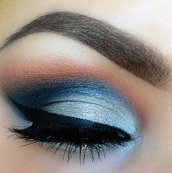 Starry Light Blue Eyeshadow Women