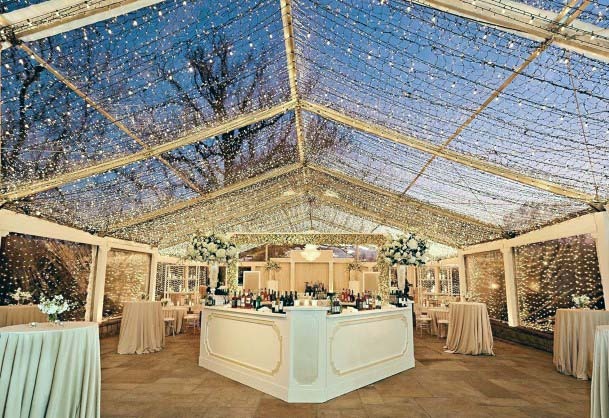 Starry Lights Wedding Tent Decorations