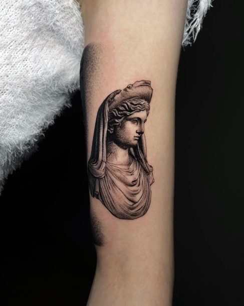 Statue Tattoos Feminine Ideas