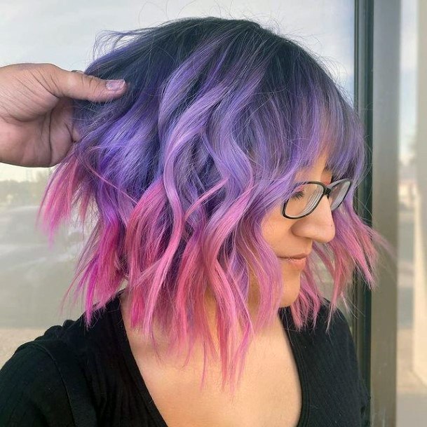 Stellar Body Art Hairstyles For Girls Pink Ombre