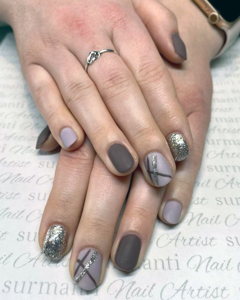 Stellar Body Art Nail For Girls Brown Dress