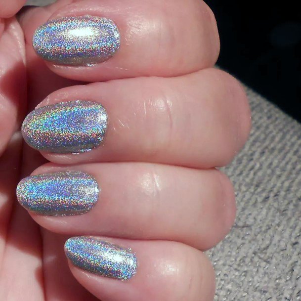 Stellar Body Art Nail For Girls Holographic