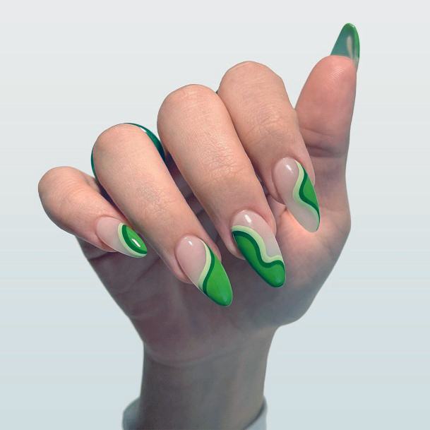 Stellar Body Art Nail For Girls Light Green