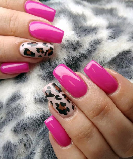 Stellar Body Art Nail For Girls Magenta