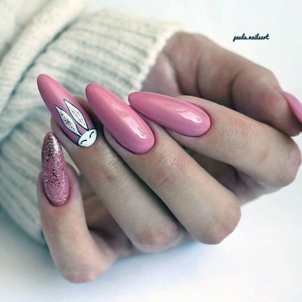 Stellar Body Art Nail For Girls Rose Pink