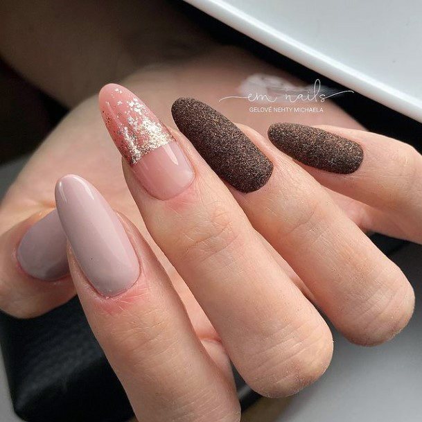 Stellar Body Art Nail For Girls Tan Beige Dress