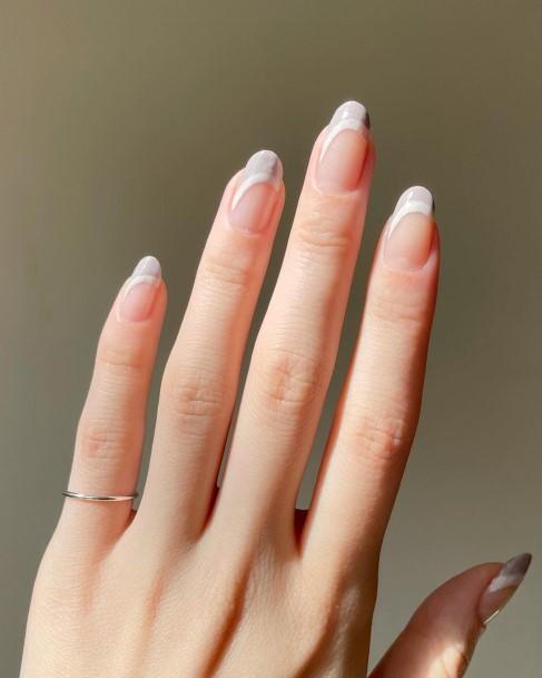 Stellar Body Art Nail For Girls White French Tip