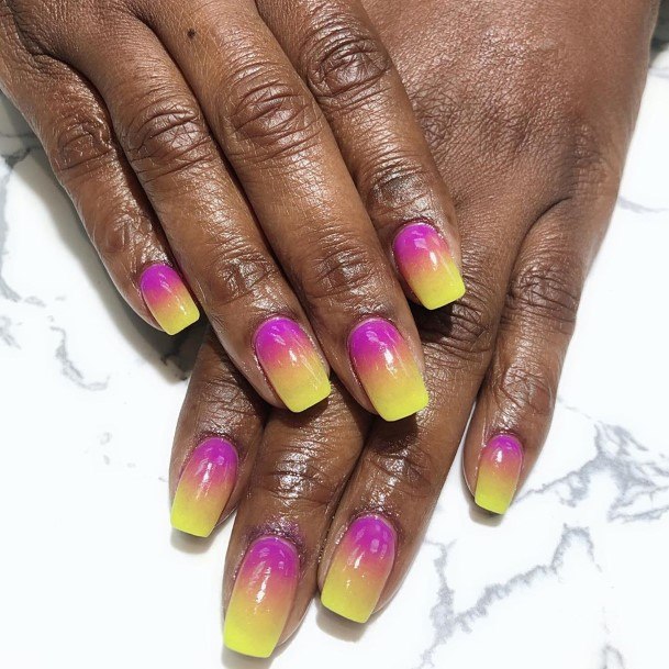 Stellar Body Art Nail For Girls Yellow And Pink