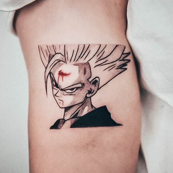 Stellar Body Art Tattoo For Girls Anime