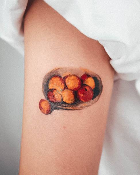 Stellar Body Art Tattoo For Girls Apple