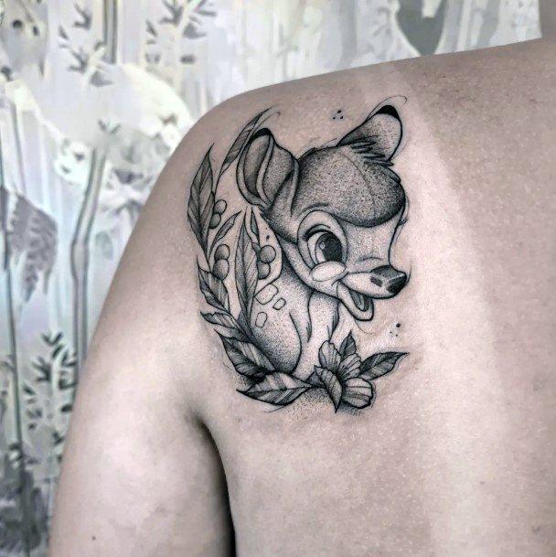 Stellar Body Art Tattoo For Girls Bambi