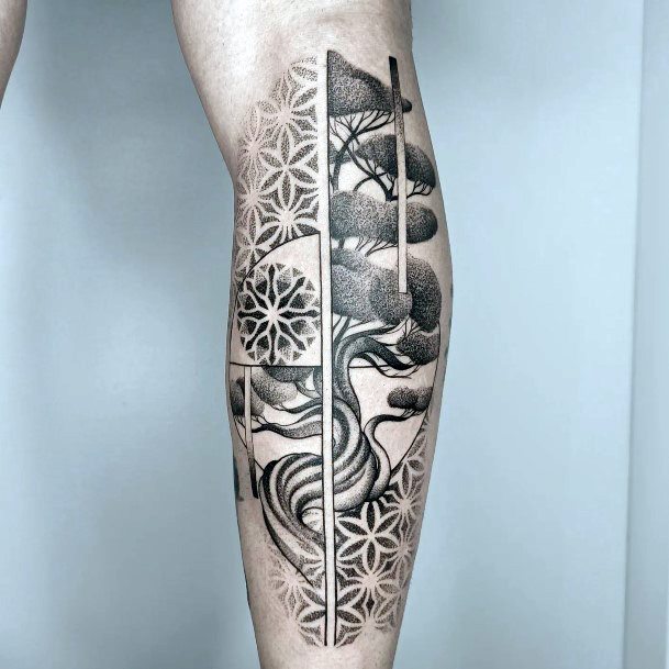 Stellar Body Art Tattoo For Girls Bonsai