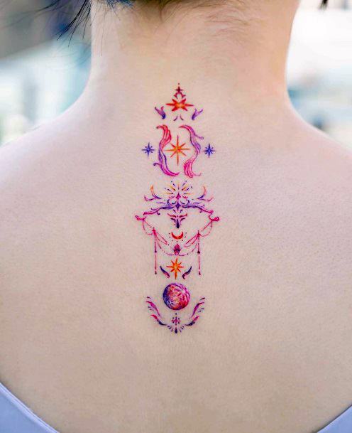 Stellar Body Art Tattoo For Girls Bow And Arrow