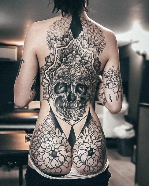 Stellar Body Art Tattoo For Girls Butt