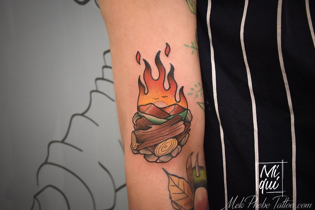 Stellar Body Art Tattoo For Girls Campfire