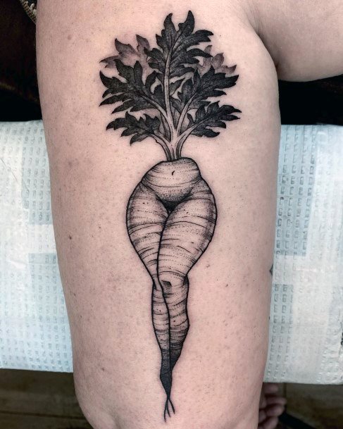 Stellar Body Art Tattoo For Girls Carrot