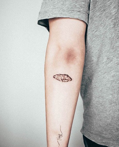 Stellar Body Art Tattoo For Girls Cloud