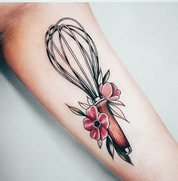 Stellar Body Art Tattoo For Girls Cooking