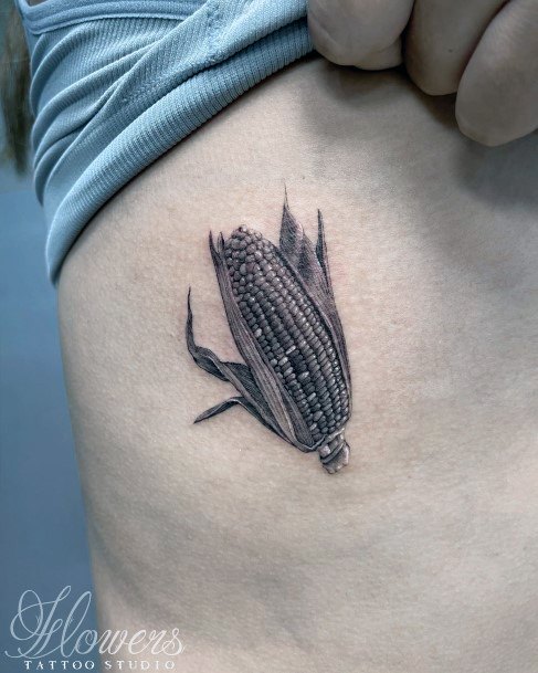 Stellar Body Art Tattoo For Girls Corn