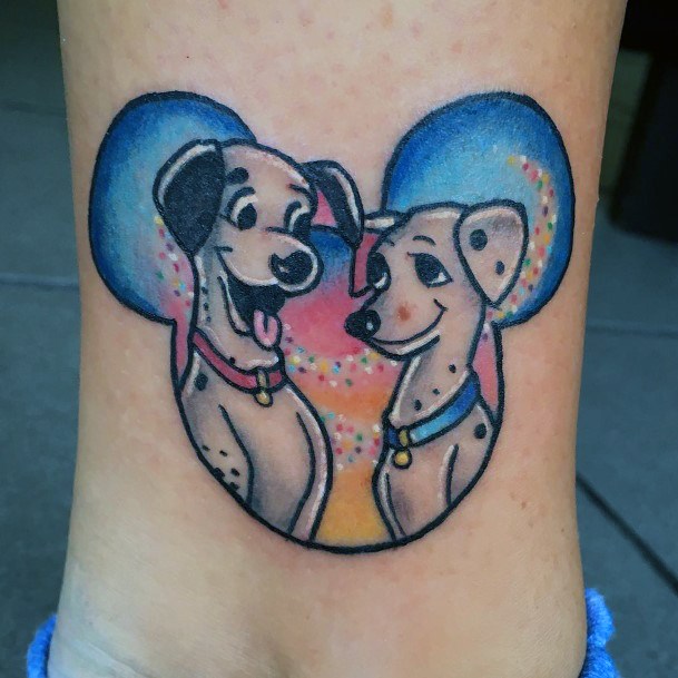 Stellar Body Art Tattoo For Girls Dalmatian