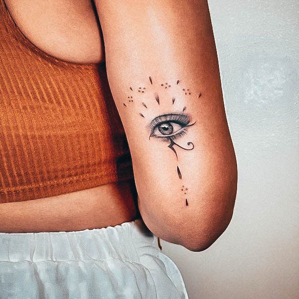 Stellar Body Art Tattoo For Girls Eye Of Horus