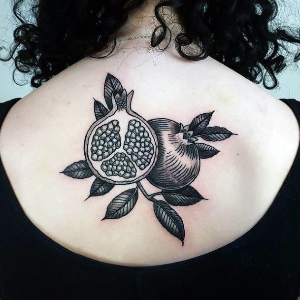 Stellar Body Art Tattoo For Girls Fruit