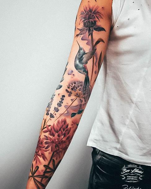 Stellar Body Art Tattoo For Girls Full Sleeve