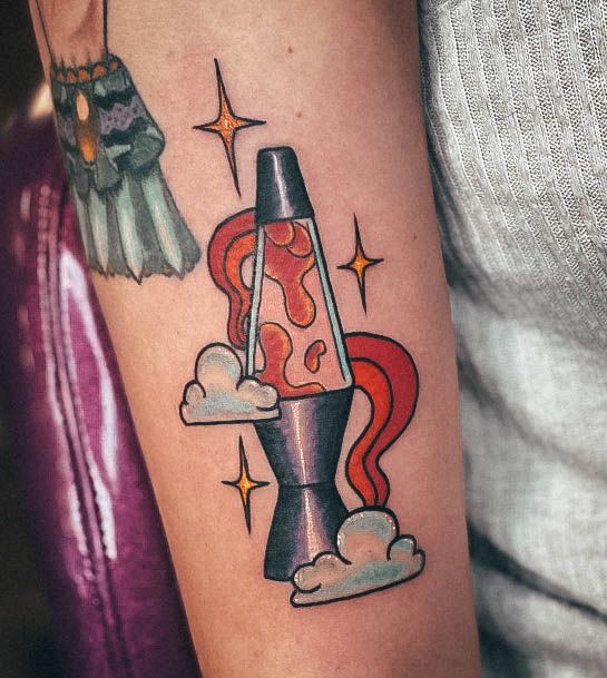 Stellar Body Art Tattoo For Girls Lava Lamp