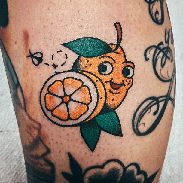 Stellar Body Art Tattoo For Girls Lemon