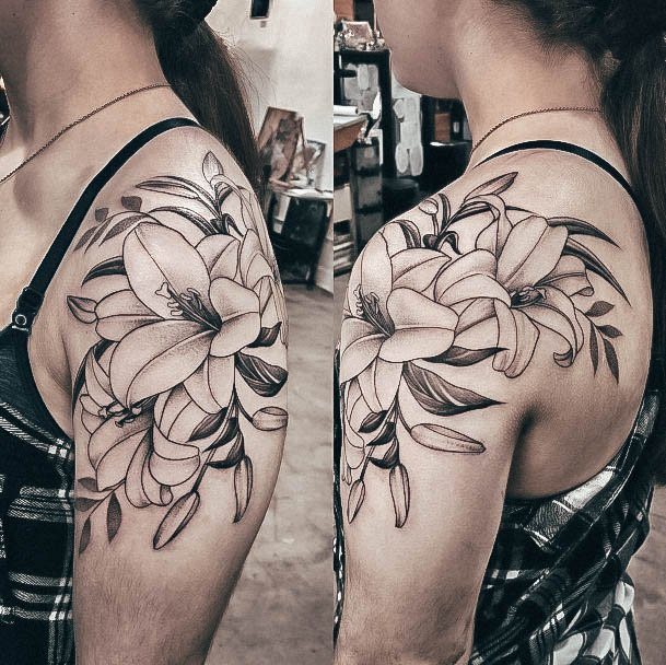 Stellar Body Art Tattoo For Girls Lily