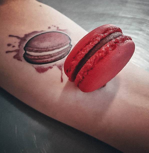 Stellar Body Art Tattoo For Girls Macaron