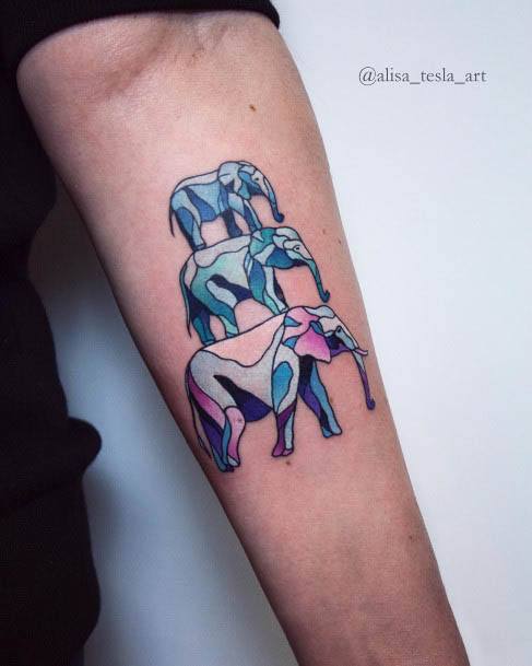 Stellar Body Art Tattoo For Girls Nice