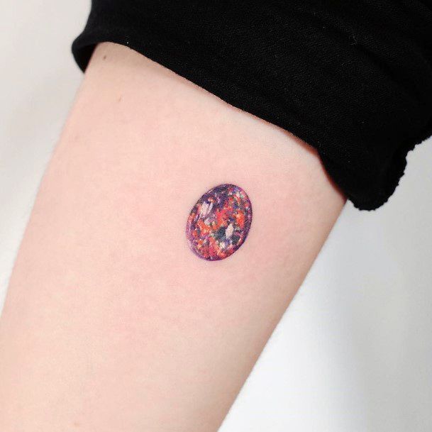 Stellar Body Art Tattoo For Girls Opal