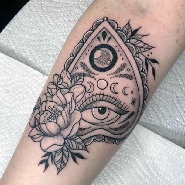 Stellar Body Art Tattoo For Girls Planchette